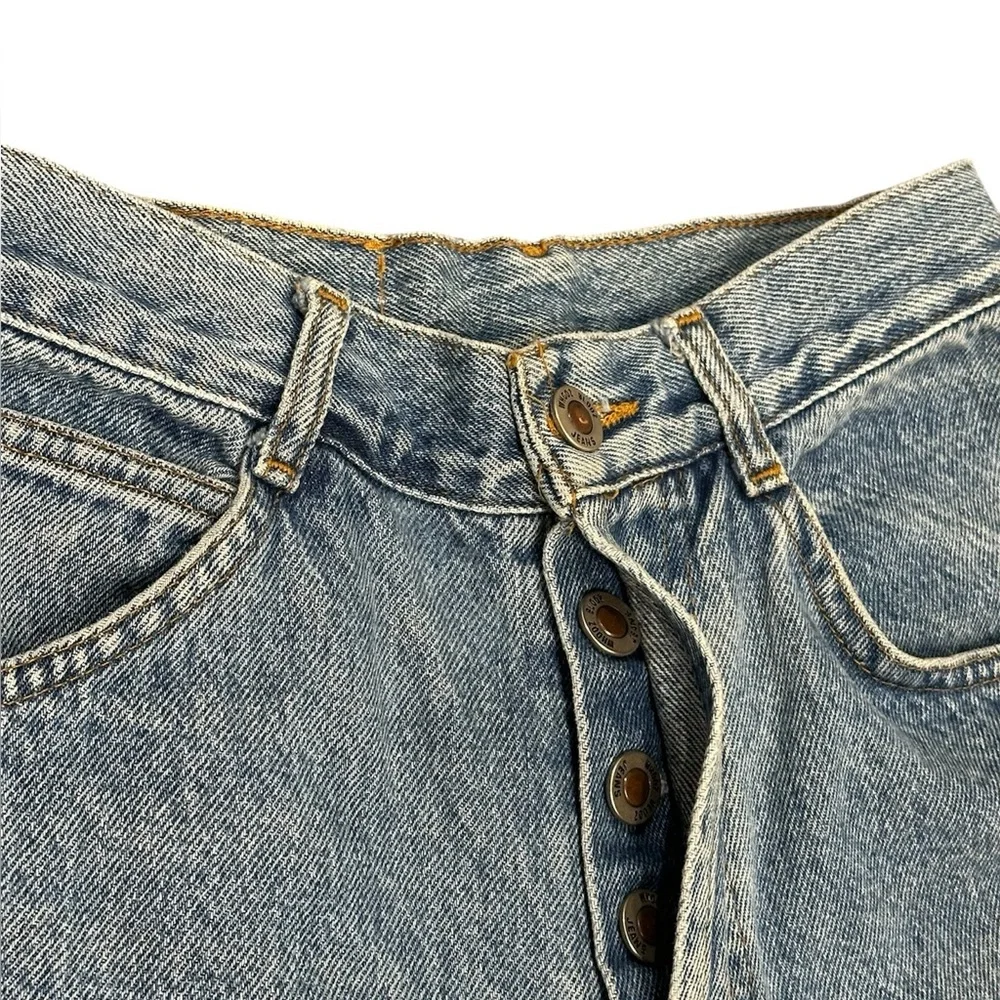 Vintage 90s Looney Tunes Tweety Bird Embroidered Mom Jeans Whooz Blooz 5/6 Y2K - Picture 5 of 12